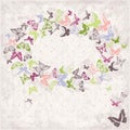 Beautiful pattern with butterflies