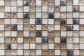 The beautiful pattern of ceramics wall texture for background. Ceramic glass colorful tiles mosaic composition pattern Royalty Free Stock Photo