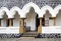 beautiful pattern front veiw of temple at galle fort,sri lanka.