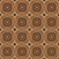 Beautiful Pattern for Javanese traditional clothes with batik texture and simple brown color design