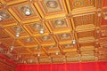 Beautiful patterns on the ceiling in Chernivtsi University