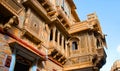 The beautiful Patwon ki Haveli palace, Jaisalmer, India.