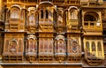 The beautiful Patwon ki Haveli palace, Jaisalmer, India.