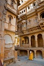 The beautiful Patwon ki Haveli palace, Jaisalmer, India.