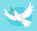 Beautiful peace dove