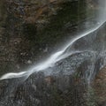 Beautiful peaceful long exposure waterfall detail intimate lands