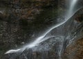 Beautiful peaceful long exposure waterfall detail intimate lands