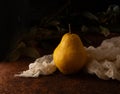 Beautiful pear in dramic light Royalty Free Stock Photo