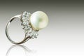 Beautiful pearl ring