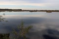 Beautiful peat lake in the Netherlands