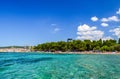 The Vodice beach, Croatia Royalty Free Stock Photo