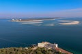 Beautiful Peninsula of Troia and the Fort of Santiago do OutÃ£o. Portugal. Royalty Free Stock Photo