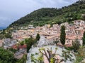 Beautiful Perched Medieval Village Of Peille Royalty Free Stock Photo