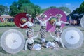 A beautiful performers in King umbrella festival, Surakarta, Jawa tengah, Indonesia, September 4 2022