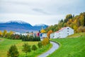 Beautiful Perspective view in Akureyri, Iceland