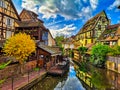 The Beautiful Petite Venise in Colmar, Alsace