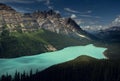 Peyto Lake, Banff National Park, Alberta, Canada Royalty Free Stock Photo