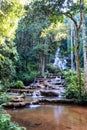 Pha Charoen waterfall in Tak province, Thailand Royalty Free Stock Photo