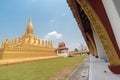 Beautiful Pha That Luang Temple in Vientiane, Laos