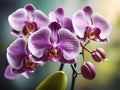 Beautiful phalaenopsis orchid flower in nature garden