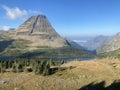 A beautiful photo of the landscape of Glacier National Park in Montana, United States,