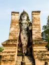 Beautiful photo of the Sukhothai ruins taken in thailand, Asia Royalty Free Stock Photo