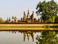 Beautiful photo of the Sukhothai ruins taken in thailand, Asia Royalty Free Stock Photo