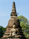 Beautiful photo of the Sukhothai ruins taken in thailand, Asia Royalty Free Stock Photo