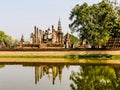 Beautiful photo of the Sukhothai ruins taken in thailand, Asia Royalty Free Stock Photo