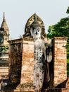 Beautiful photo of the Sukhothai ruins taken in thailand, Asia Royalty Free Stock Photo
