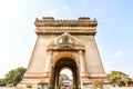 Beautiful photo of triomphe arc in vientiane laos, Asia