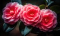 A beautiful photograph of Camellia flower Royalty Free Stock Photo