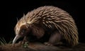 A beautiful photograph of The Long-beaked Echidna