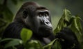 A beautiful photograph of a Mountain Gorilla