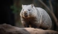 A beautiful photograph of Northern Hairy-nosed Wombat