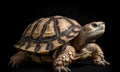 A beautiful photograph of The Ploughshare Tortoise