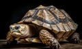 A beautiful photograph of The Ploughshare Tortoise