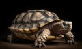A beautiful photograph of The Ploughshare Tortoise