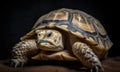 A beautiful photograph of The Ploughshare Tortoise