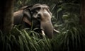 A beautiful photograph of a Sumatran Elephant