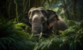 A beautiful photograph of a Sumatran Elephant
