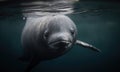 A beautiful photograph of a Vaquita