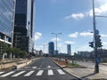 Israel. Empty Tel Aviv streets during Yom Kipur national holiday