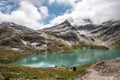 Beautiful photography of lake Weisssee in the High Tauern Royalty Free Stock Photo