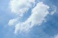 beautiful photos of the blue sky on a clear day with clean white clouds, a combination of blue and white and sparkling sunlight