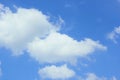 beautiful photos of the blue sky on a clear day with clean white clouds, a combination of blue and white and sparkling sunlight