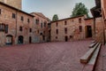 Beautiful Piazza in the amazing town San Gimignano