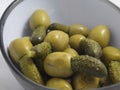 Beautiful pickle olives with good flavor and color
