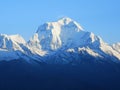 A beautiful picture of Annapurna Peaks, Poon Hill, Nepal Royalty Free Stock Photo