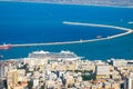 A beautiful picture of the Bahai Gardens in Haifa Israel. Jerusalem, Israel, November 2019